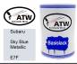 Preview: Subaru, Sky Blue Metallic, E7F: 500ml Lackdose, von ATW Autoteile West.